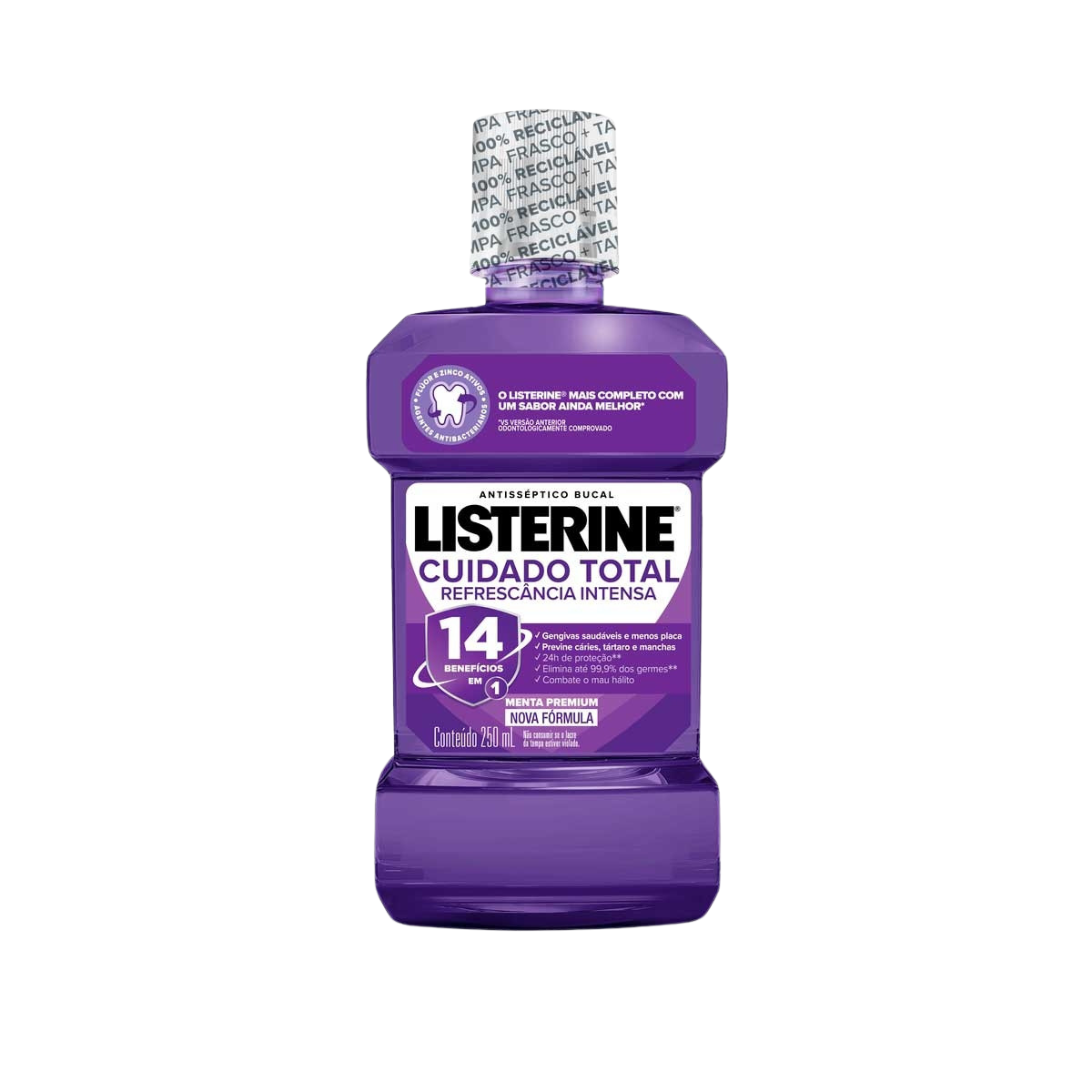 Listerine Cuidado Total Suave Sem Álcool com 250ml
