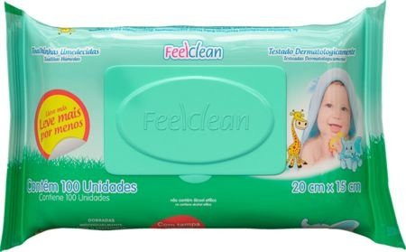 Toalhas Feelclean 100 Unidades