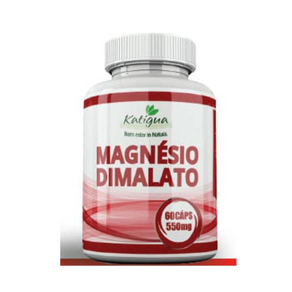 Magnésio Dimalato 550mg com 60 Cápsulas