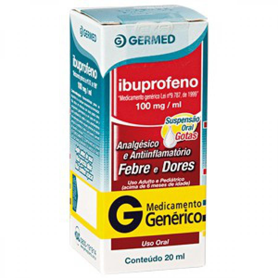 Ibuprofeno 100mg com 20ml