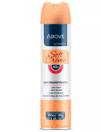 Desodorante Above Women Soft Creme Aerosol 150ml