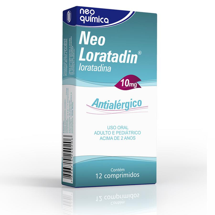 Neo Loratadin 10mg 12 Comprimidos - Neo Química