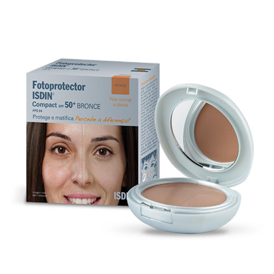 Fotoprotector Isdin Compact SPF 50+ Bronze 10g
