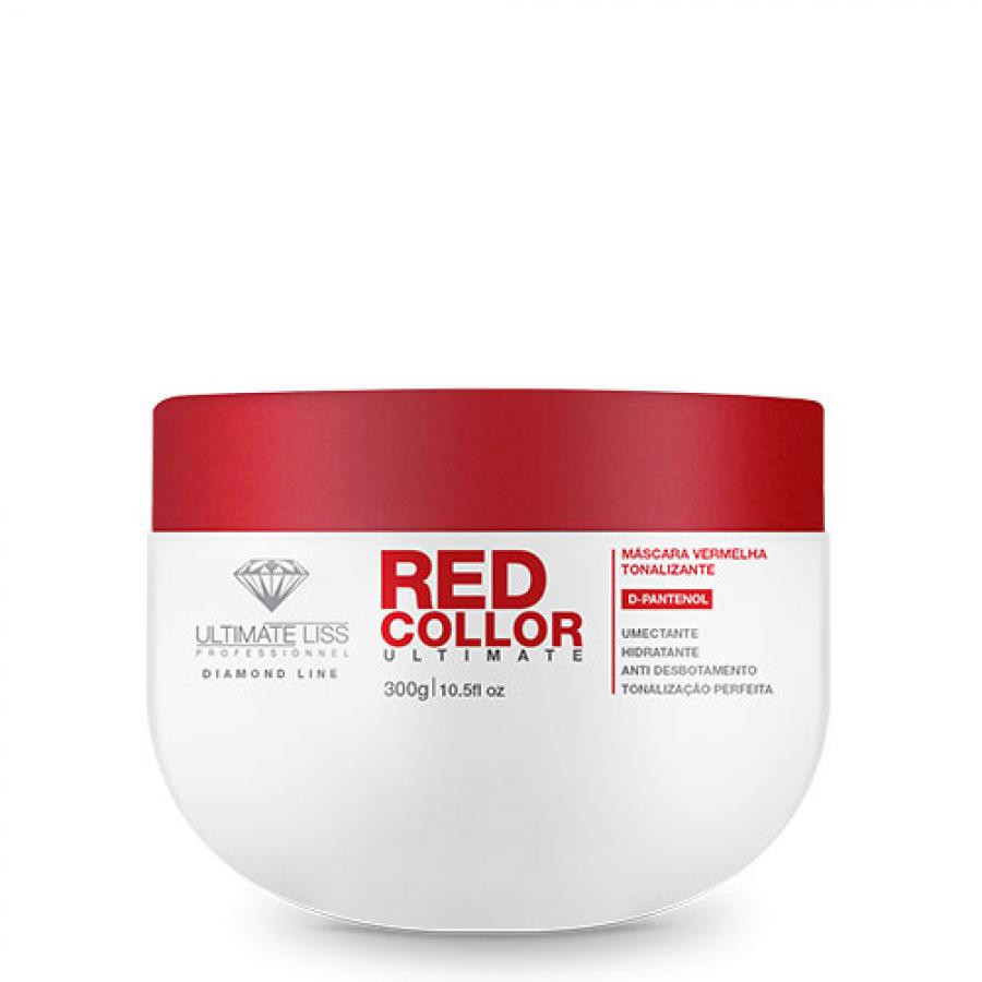 Mascara Vermelha Tonalizante  Red Collor - 300ml