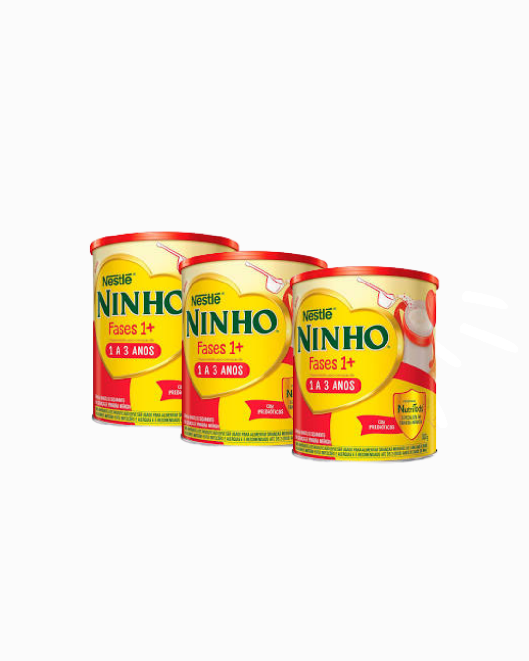 Kit Ninho Fases 1+ Neslté 800g 3 unidades