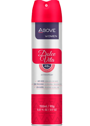 Desodorante Above Women Dolce Vita Aerosol 150ml