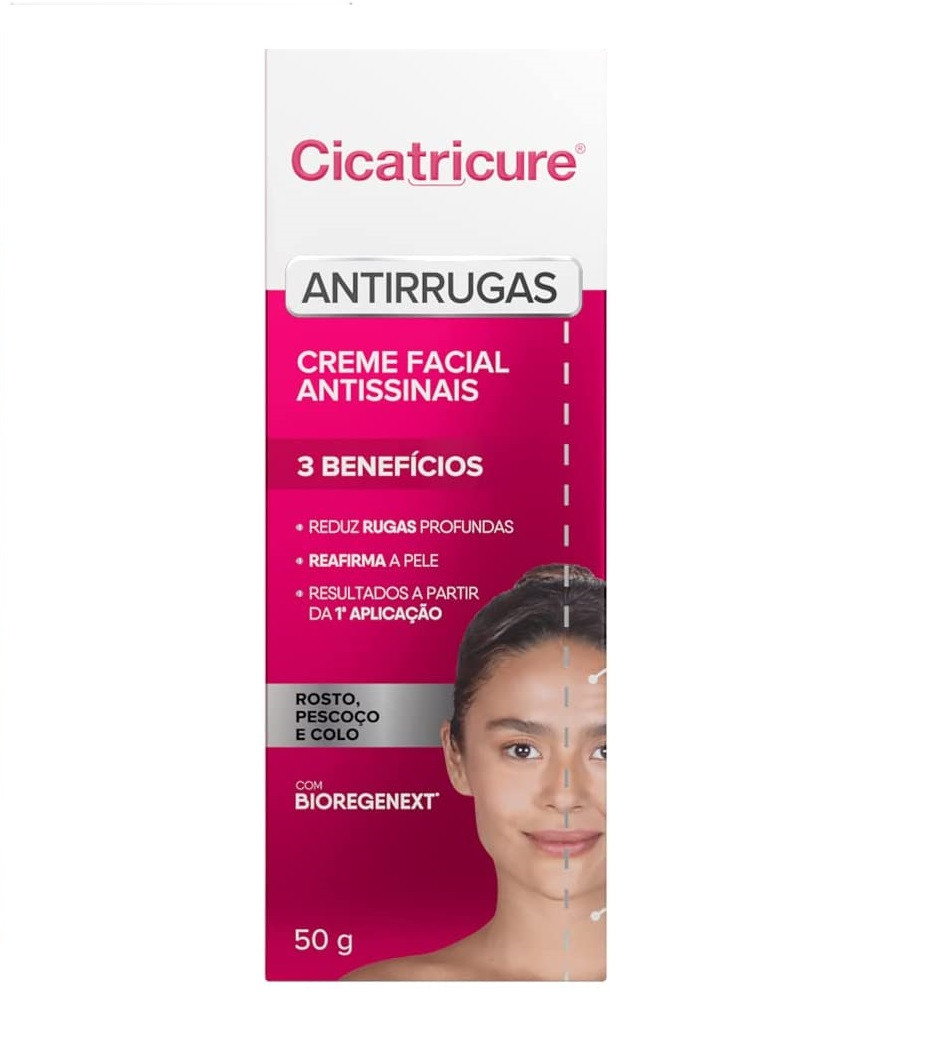 Cicatricure Creme Antirrugas Facial 50g
