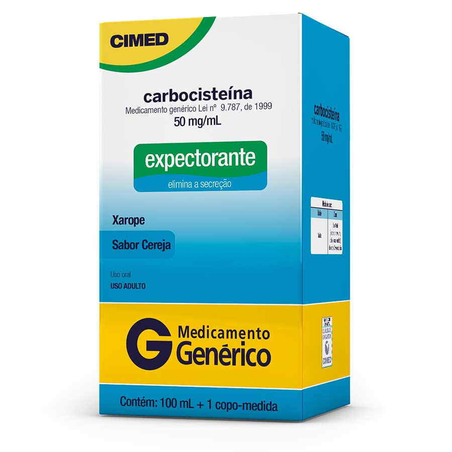 Carbocisteína Expectorante Adulto 50mg/ml com 100ml