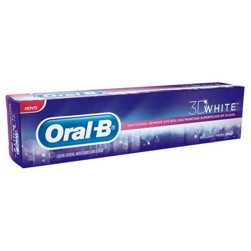 Creme Dental Oral B With Brilhante Fresh 70g
