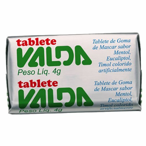 Tablete Valda Unitario 4g