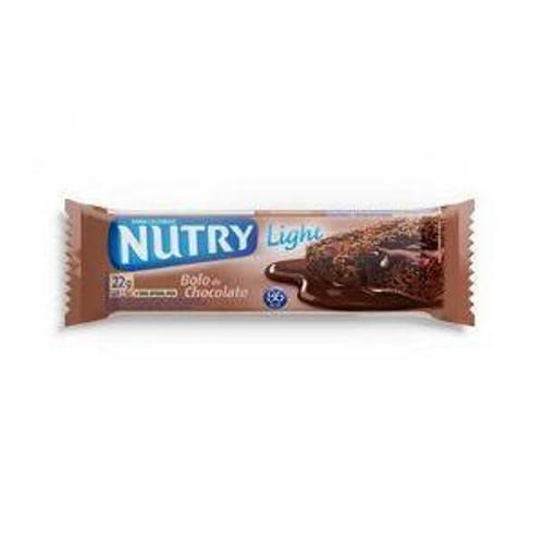 Barra Cereal Nutry Light Bolo Chocolate 22g Com 1 Unidade