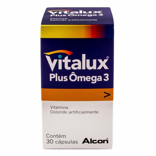 Vitalux Plus Omega 3 com 30 capsulas