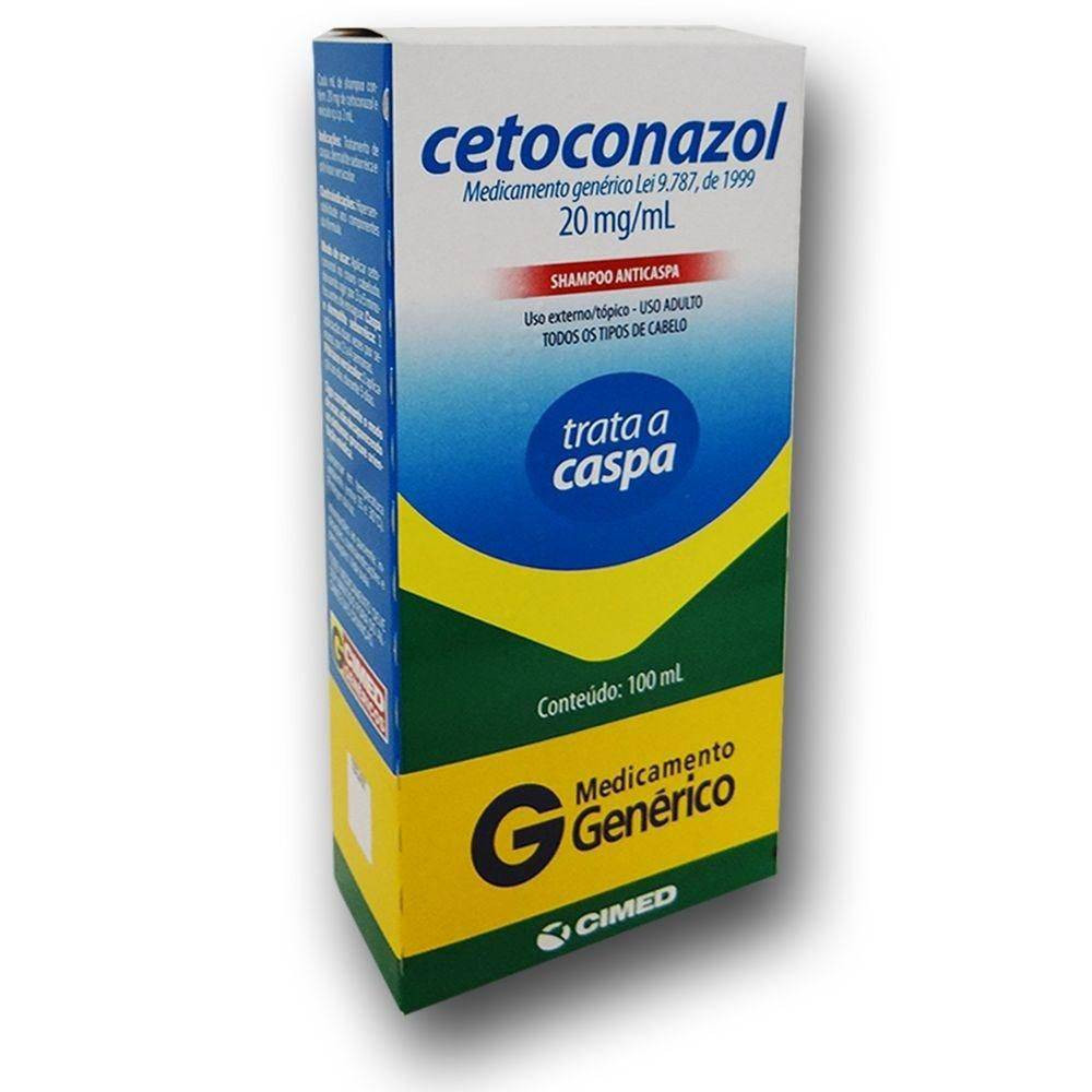 Cetoconazol Shampoo 20mg Cimed com 100ml