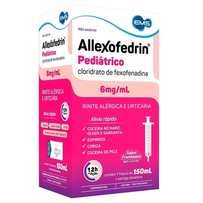 Allexofedrin 6mg/ml Pediátrico com 150ml