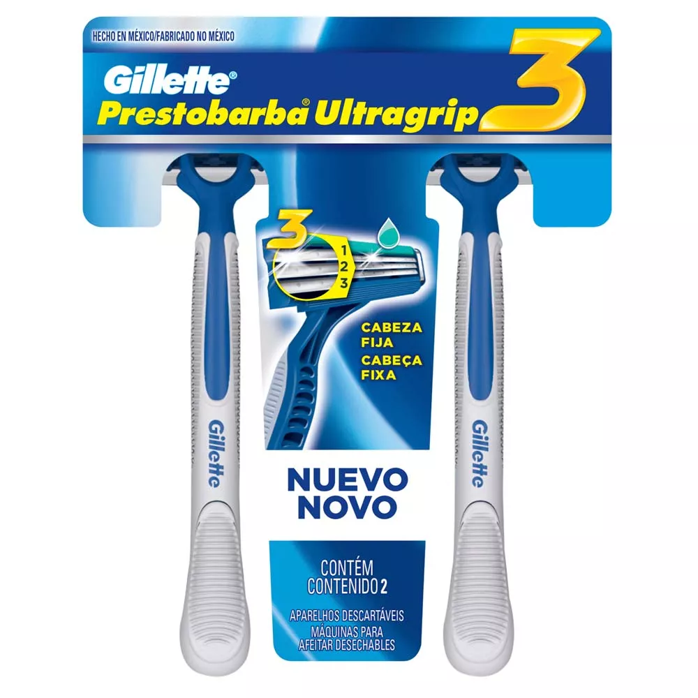 Aparelho de Barbear Descartável Gillette Prestobarba Ultragrip3