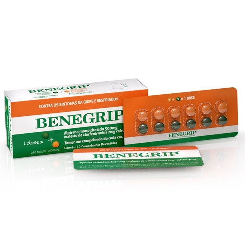 Benegrip 500mg 12 comprimidos