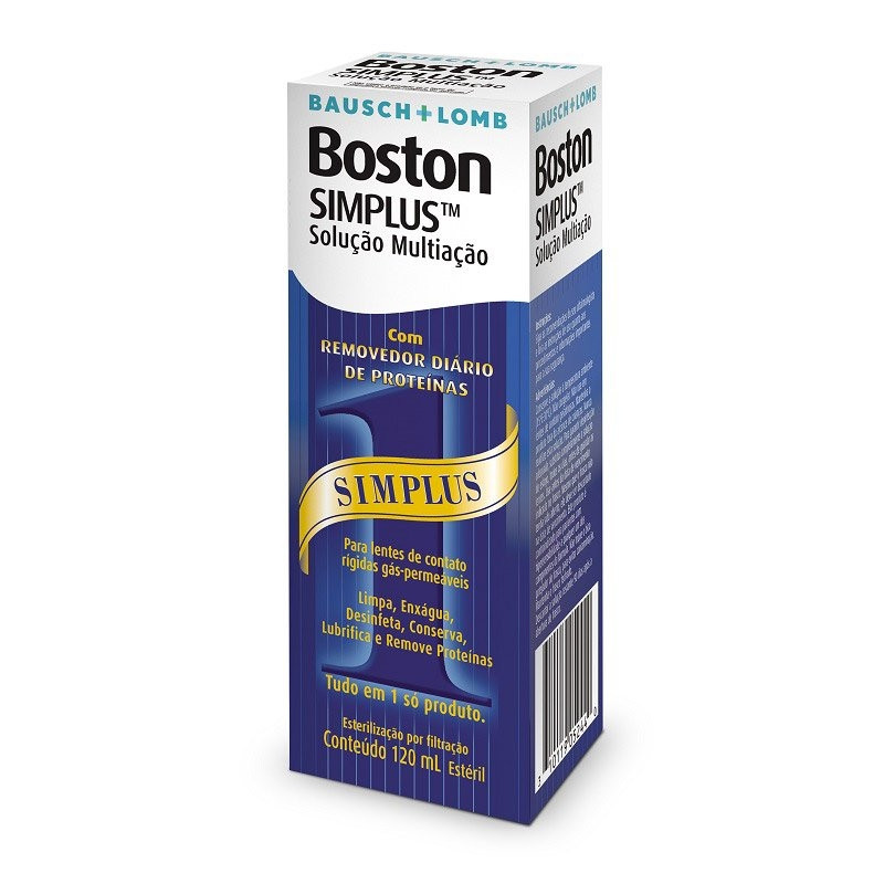 Boston Simplus Solução Multiação Para Lentes 120ml