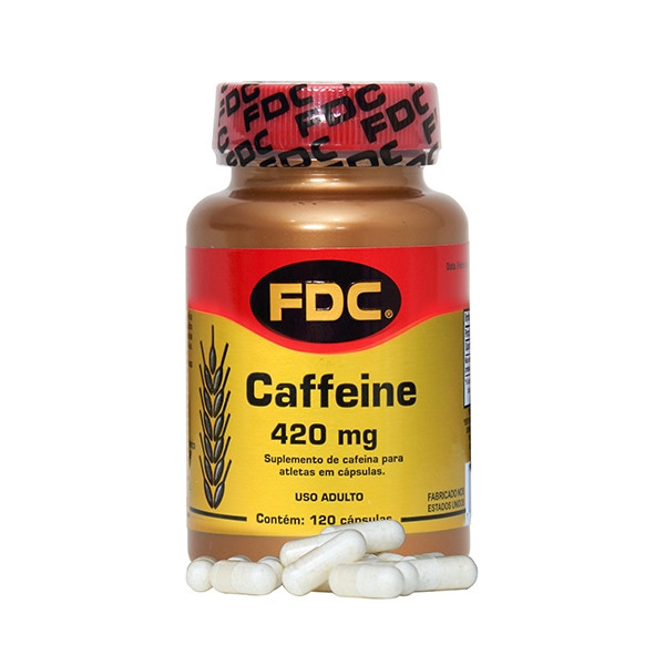 Caffeine 420mg com 120 cápsulas