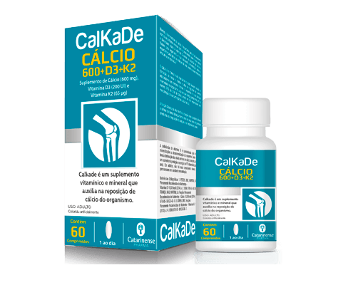 Calkade Cálcio com 60 Comprimidos