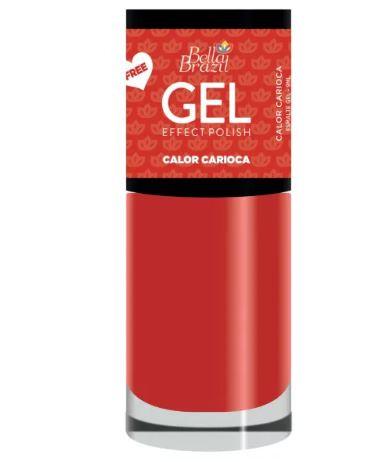 Esmalte Efeito Gel Bella Brazil Calor Carioca nº856 com 9ml