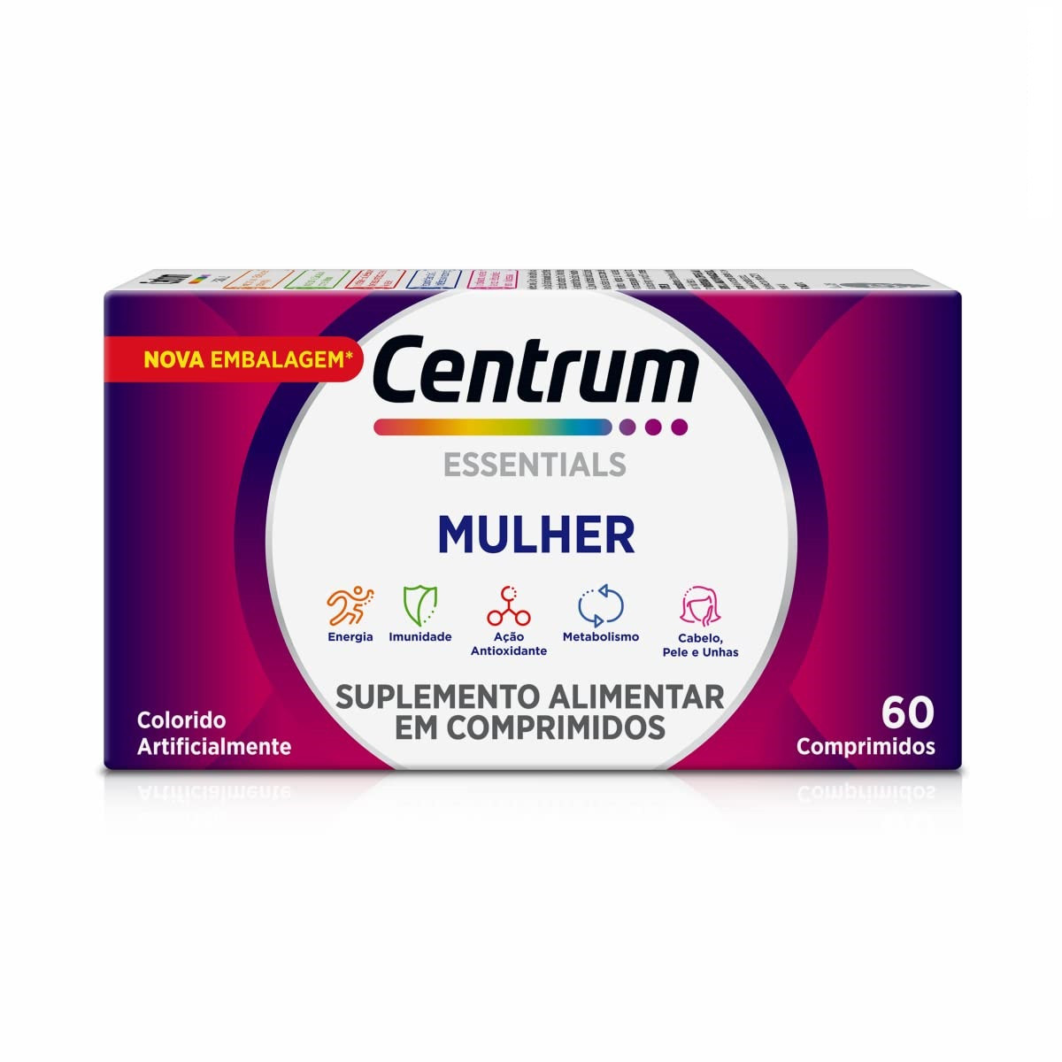 Centrum Mulher Multivitamínico com 60 Comprimidos