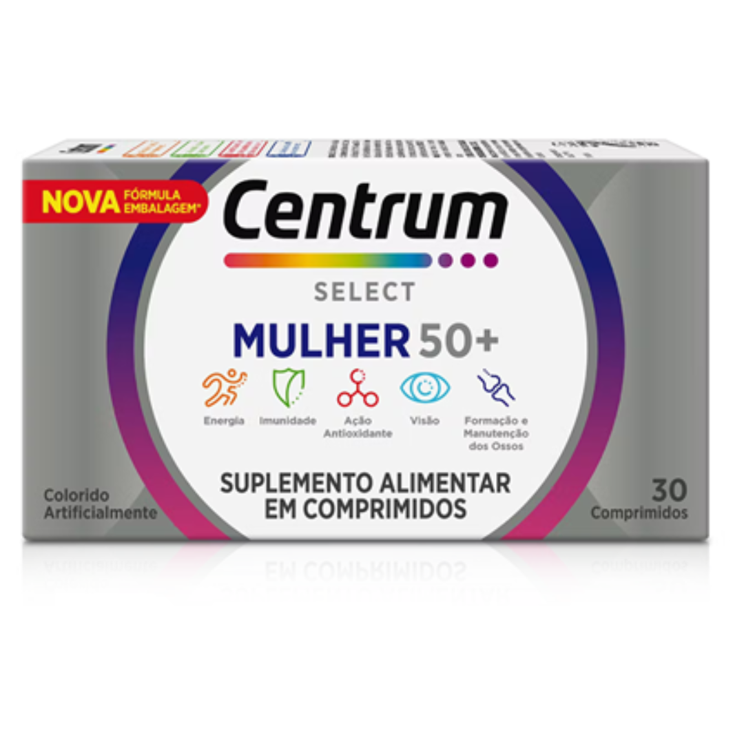 Centrum Select Mulher 50+ Multivitamínico 30 Comprimidos