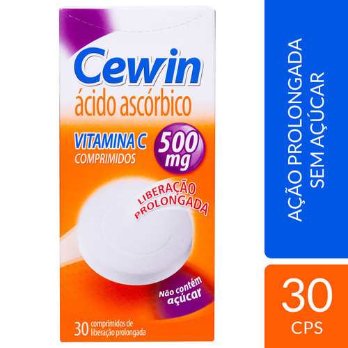 Vitamina Cewin 500mg 30 comprimidos 