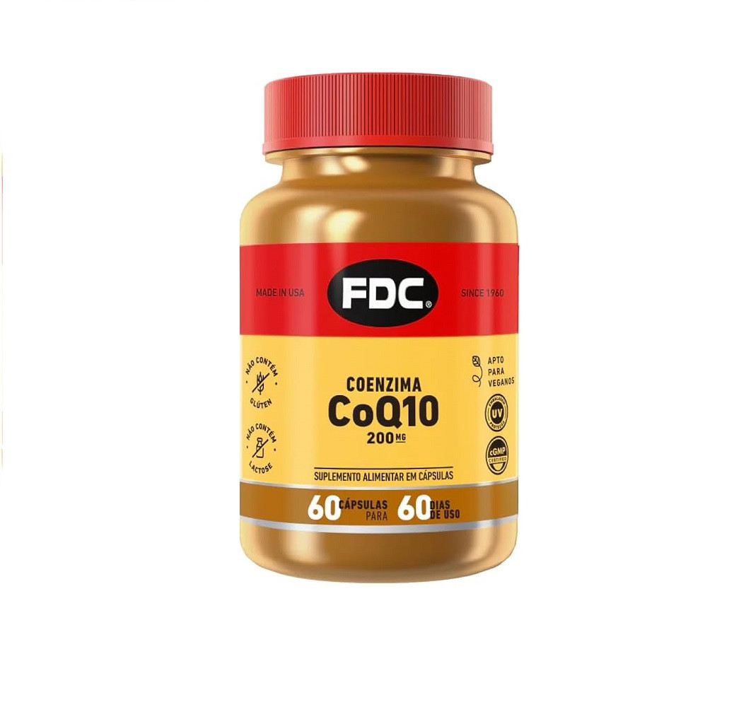 Coenzima Q10 200mg FDC com 60 Cápsulas