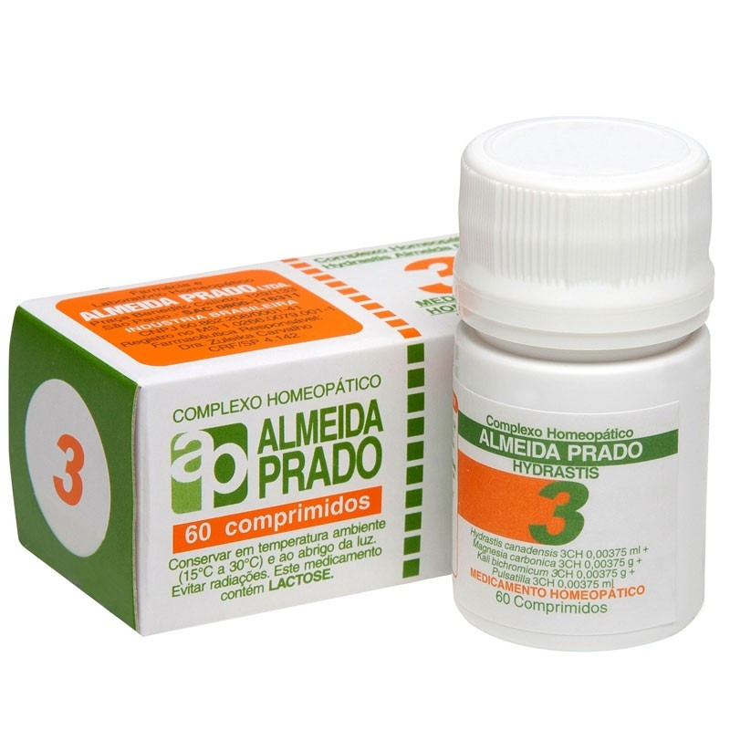 Complexo Hydrastis 3 Almeida Prado 60 comprimidos