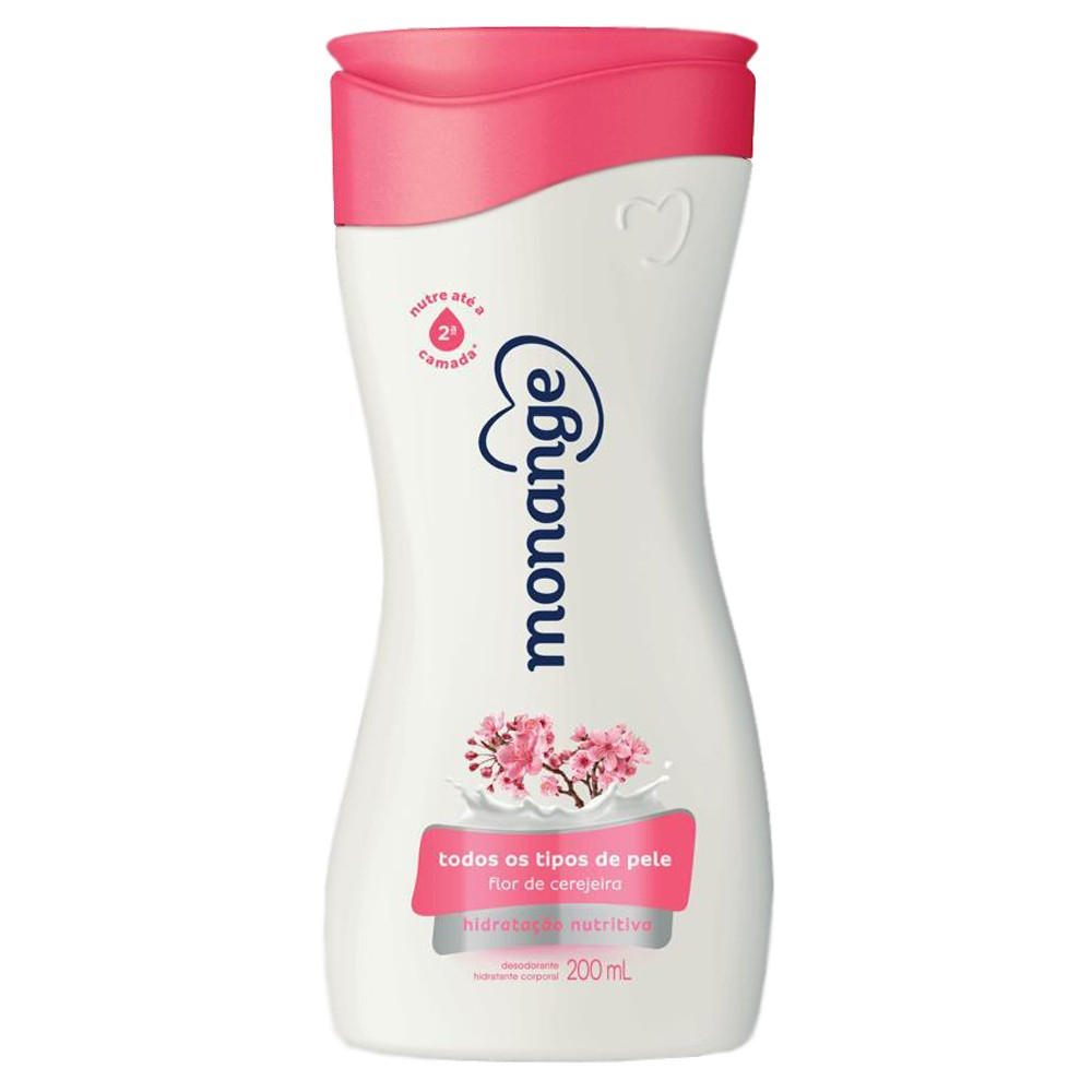 Hidratante Desodorante Corporal Monange Flor de Cerejeira 200ml