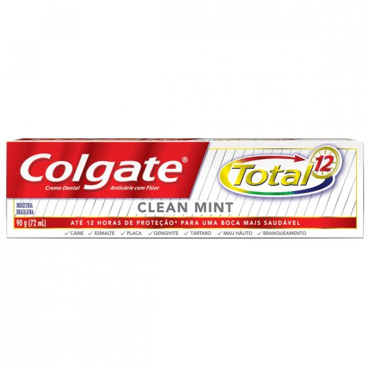 Creme Dental Terapeutico Colgate Total 12 Clean Mint 90g