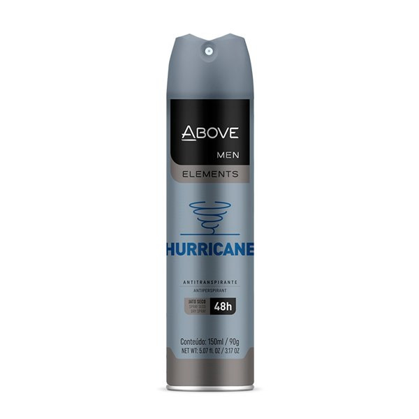 Desodorante Above Men Hurricane 150ml 