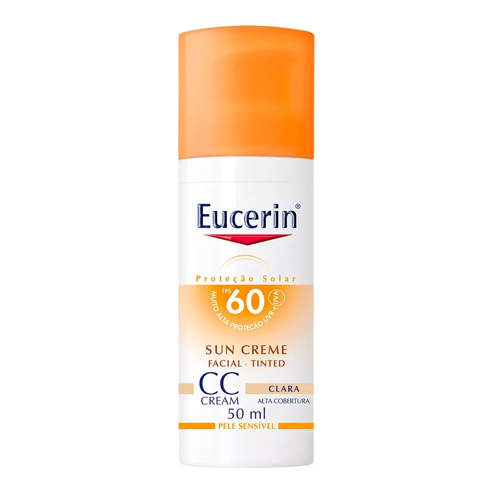 Eucerin Protetor Solar FPS 60 CC Cream Claro 50ml