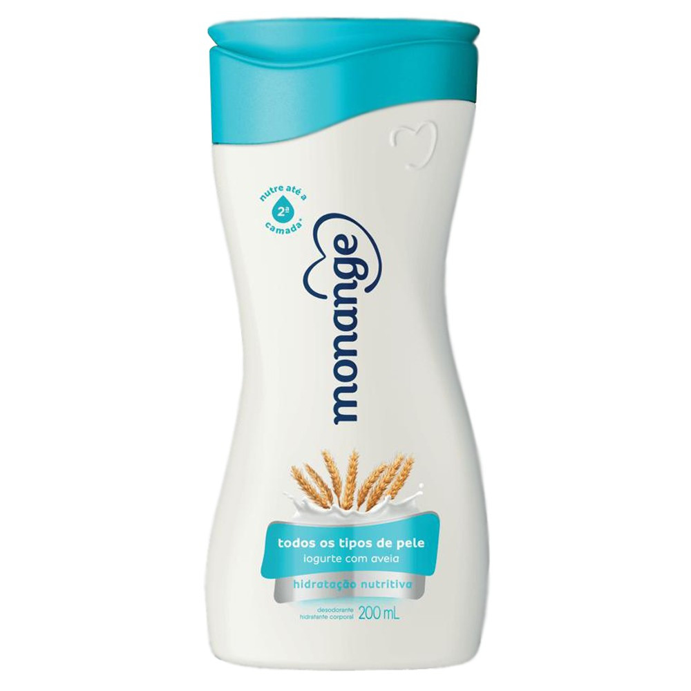 Hidratante Desodorante Monange Iogurte com Aveia 200ml