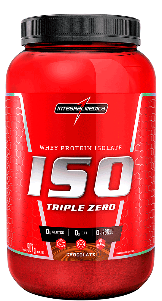 Iso Triple (Whey Protein Isolado) Zero Integralmédica Chocolate 907g