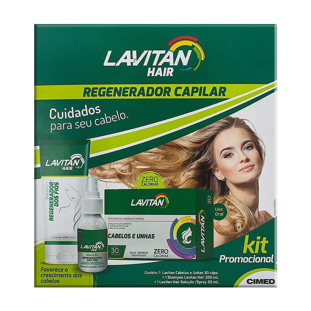Kit Lavitan Hair Regenerador Capilar  