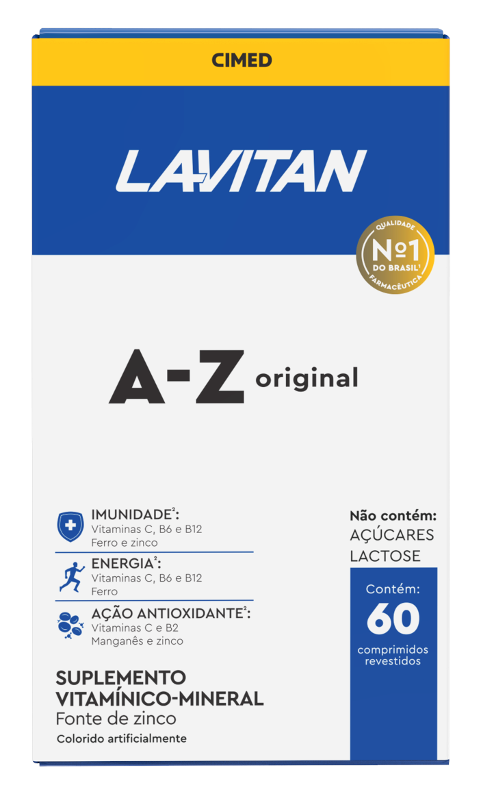 Lavitan A-Z Cimed com 60 Comprimidos