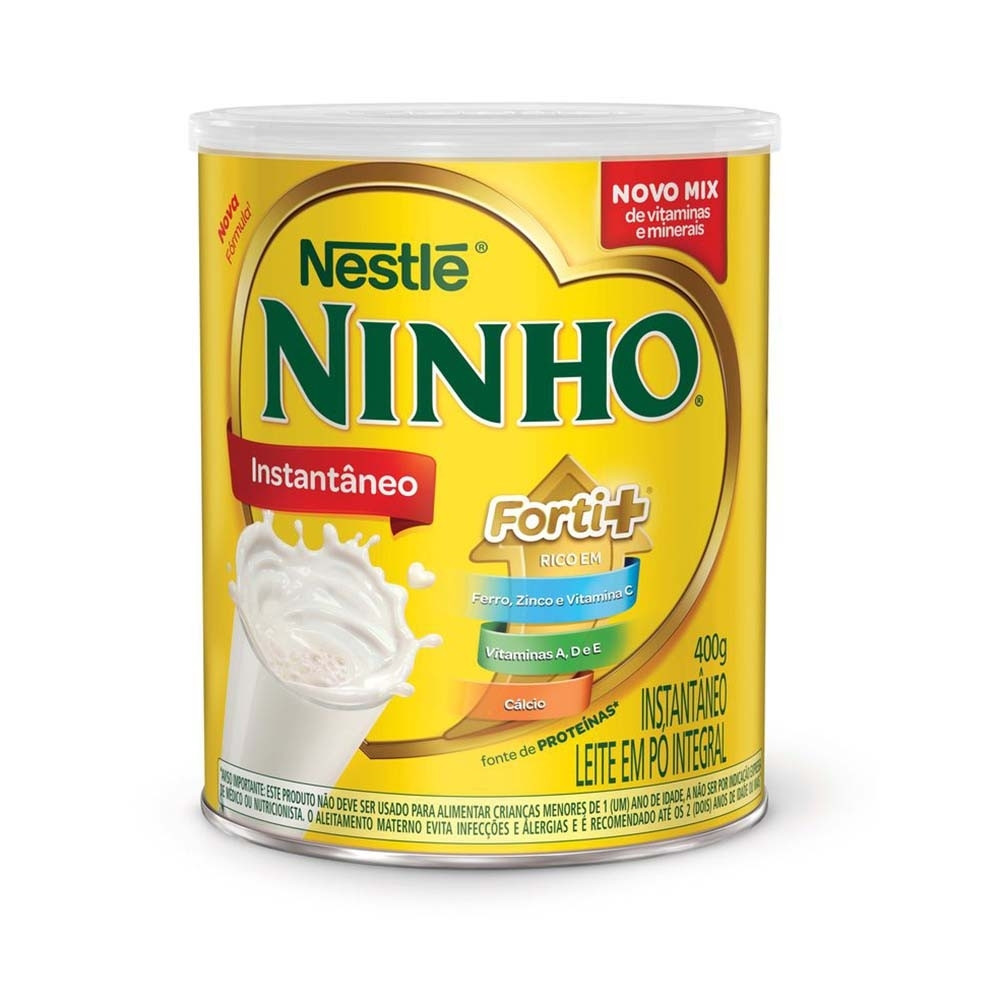 Leite em Pó Ninho Instantâneo Nestlé 400g