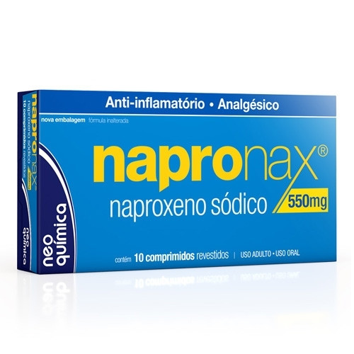 Napronax 550mg com 10 Comprimidos - Neo Química
