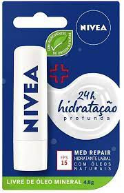 Hidratante labial Nivea fps 15 Med Repair 4,8g