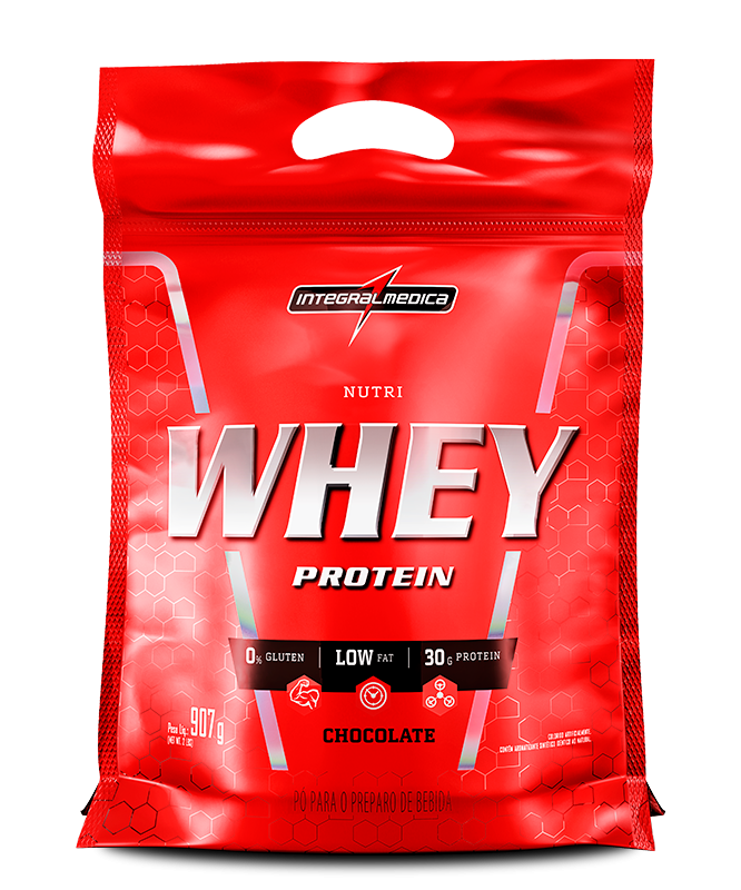 Nutrei Whey Protein Integralmedica Sabor Chocolate 907g