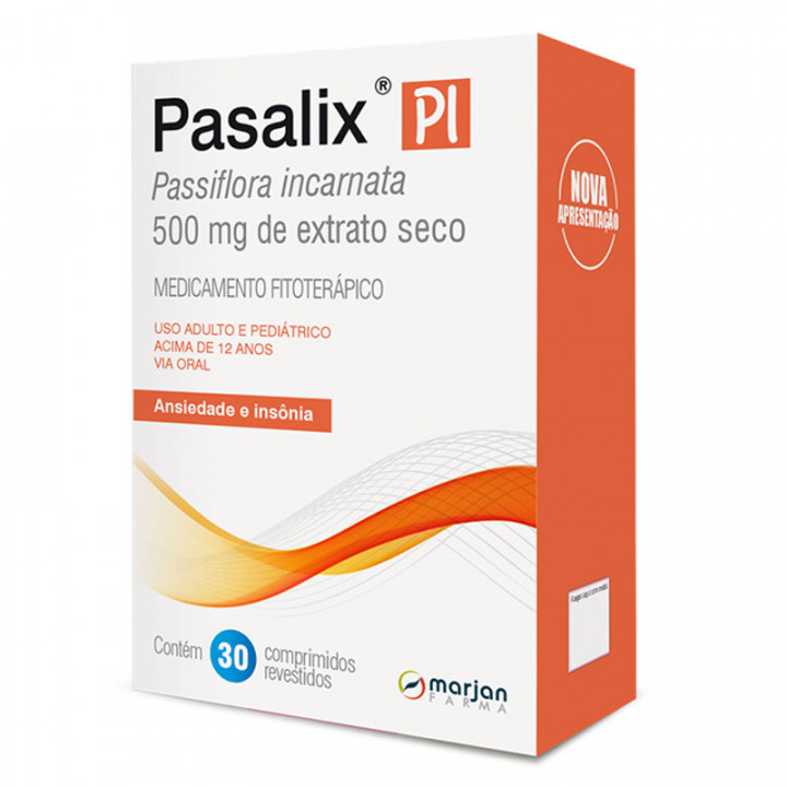 Pasalix PI 500mg com 30 Comprimidos Revestidos