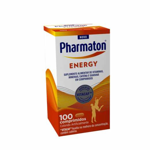 Multivitamínico Pharmaton Energy com 100 Comprimidos