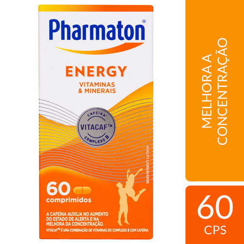 Multivitamínico Pharmaton Energy 60 Cápsulas