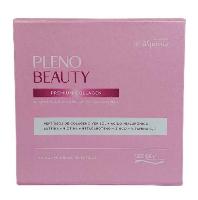 Suplemento Alimentar Pleno Beauty Premium Collagen 60 Comprimidos