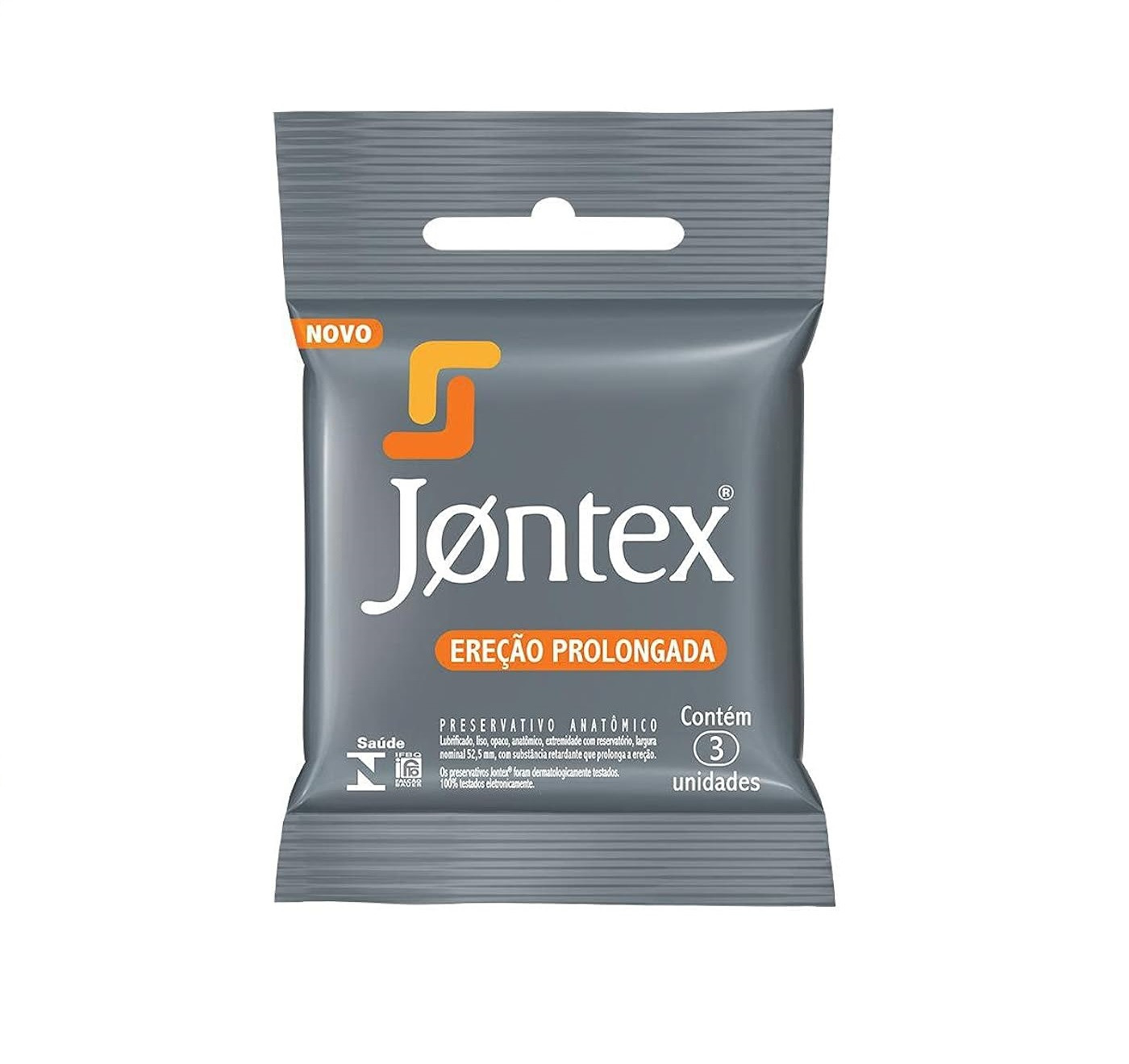 Preservativo Jontex Marathon com 3 Unidades