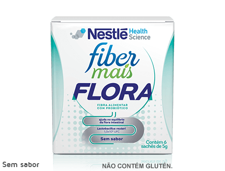 Nestle Fiber Mais Flora com 6 Sachês