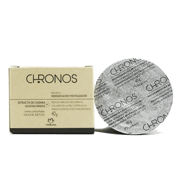 Refil Gel Creme Antissinais 30+ Noite Chronos Natura 40g 