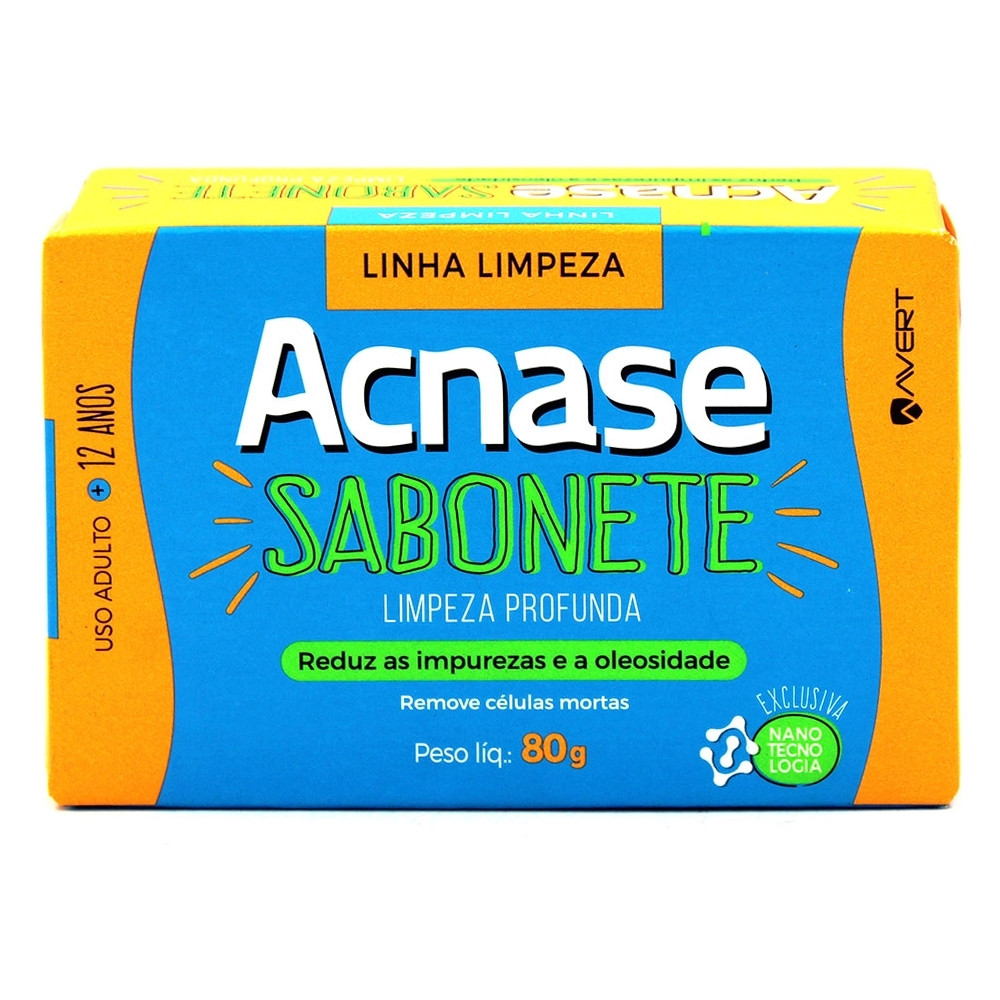 	Sabonete Clean Limpeza Profunda Acnase 80g