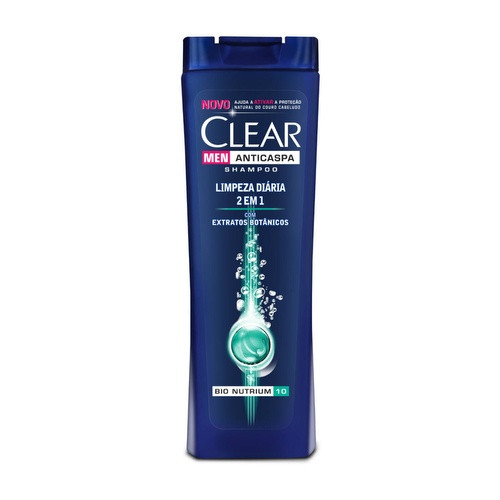 Shampoo Clear Anticaspa 2x1 Limpeza Diária 400ml